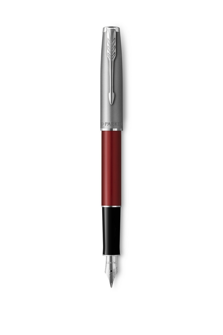 Pióro wieczne Parker Sonnet Sand Blasted Metal Red CT
